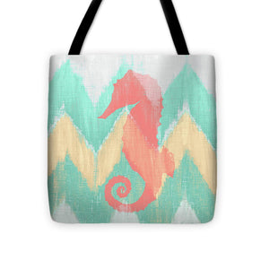 Sea Creature On Chevron II Tote Bag