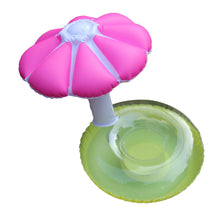 Load image into Gallery viewer, Inflatable Loevely Mushroom Coasters Jumbo Drink Cup Holder Beach Backdrop Party Favors Decoration for Hawaiian Luau Party